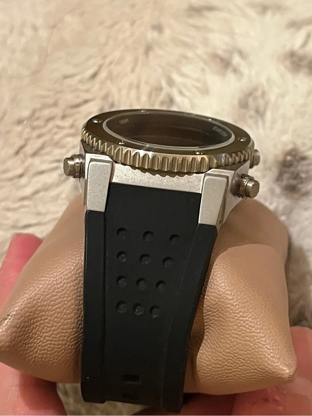 RARE Brera Orologi Sport Digital Watch BRSMDISS01 SS Black Band